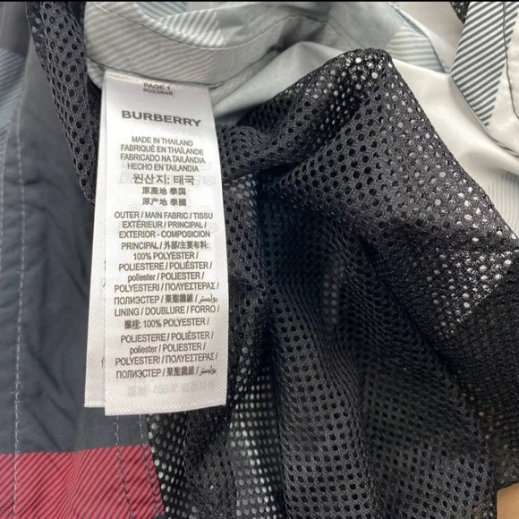 Burberry Men's Swimwear Check Swim Shorts Swim Trunks - Picture 8 of 8